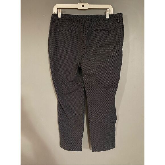 Old Navy Harper Black & White Polka Dot Ankle Dress Pants Size 10 - Picture 2 of 7
